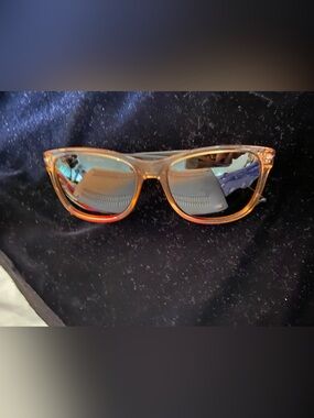 Roots Amber Tinted Retro Sunglasses polorized